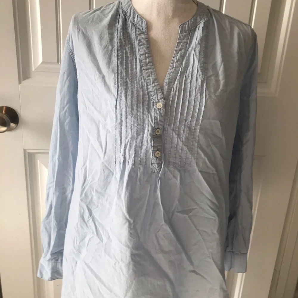 Old Navy Light Blue Long Sleeve Top - Picture 3 of 6